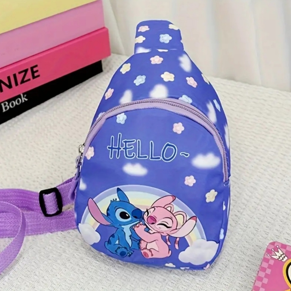 NEW Adorable Lilo And Stitch Mini Sling Bag